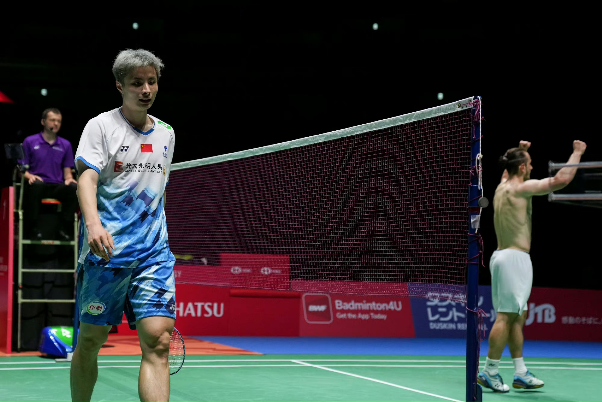 法国队逆转印尼队，石宇奇统治全场