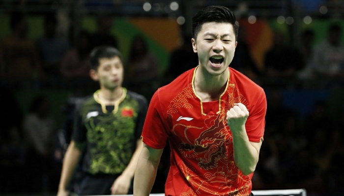 中国乒乓球队险胜韩国乒乓球队，张继科制霸全场